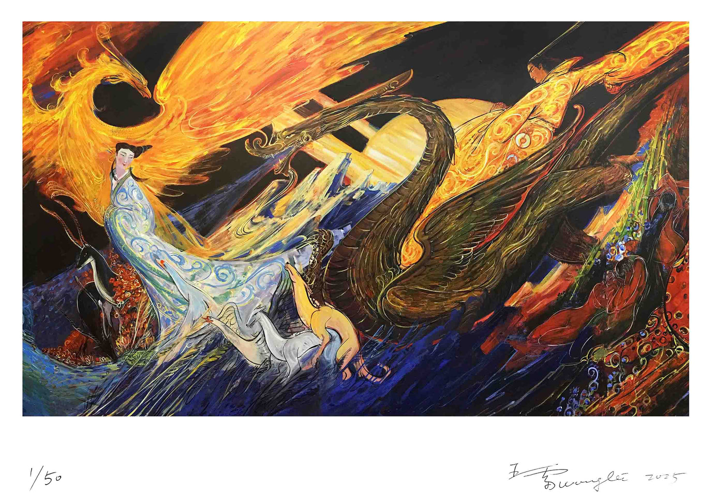 Nine Songs-Xiang Jun and Xiang Furen (God of Venus and God of Saturn)