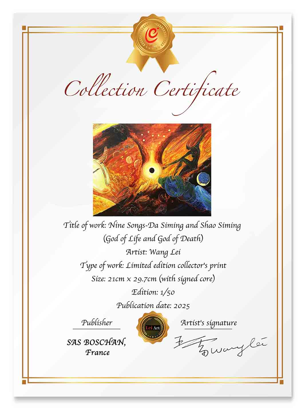 Nine Songs-Da Siming and Shao Siming (God of Life and God of Death)